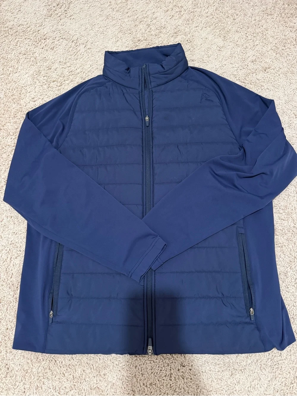 Rhoback Fulton Hybrid Jacket Men’s L Navy Golf Performance